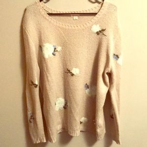 Floral sweater